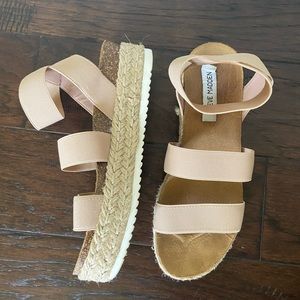 Steve Madden Flatform Espadrille Sandals size 9